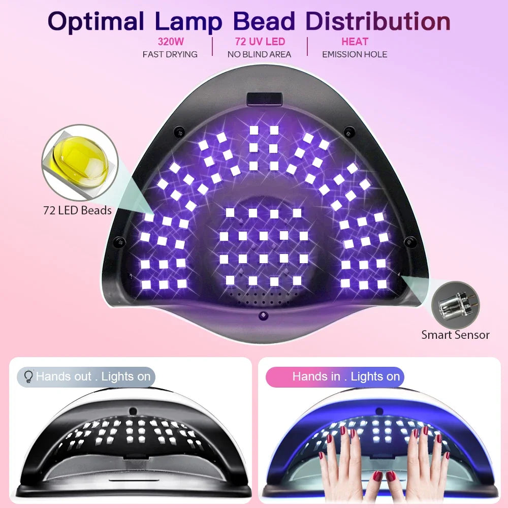 UV LED Nail Drying Lamp