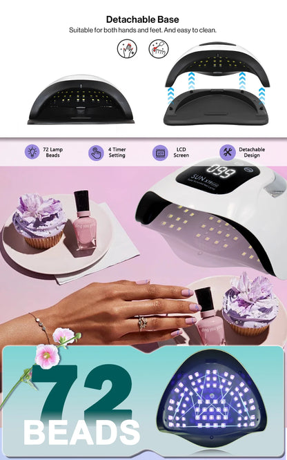 UV LED Nail Drying Lamp