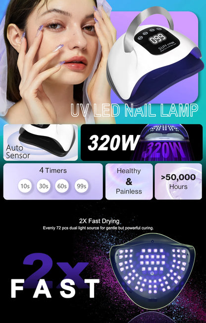 UV LED Nail Drying Lamp